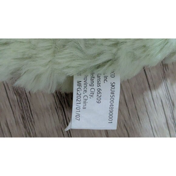 Demdaco Green Dinosaur Plush Lovey Blanket Toy stuffed animal 17" - Picture 7 of 7